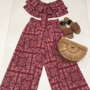 Paisley two piece set